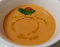 Sopa fría de hierbabuena y tomate