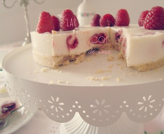 Torta maravilhosa de framboesa / Himbeer no bake cake ♥