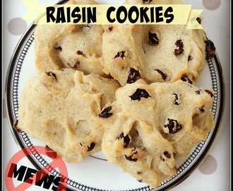 MEWS free Raisin Cookies