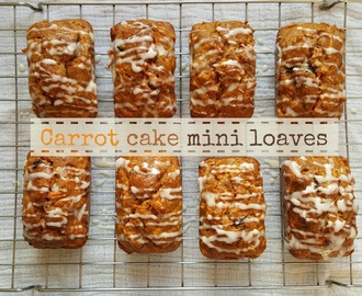 Recipe - Carrot cake mini loaves #GBBOBloggers2015