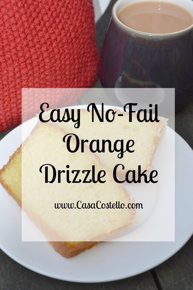 Easy No-Fail Orange Drizzle Cake #BakeoftheWeek