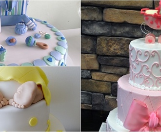 12 ideias para decorar um bolo para chá de bebê