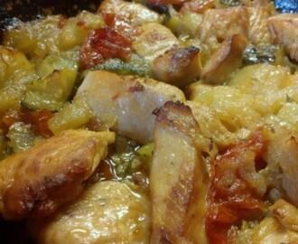 Zöldséges serpenyős csirke Brigi konyhájából recept