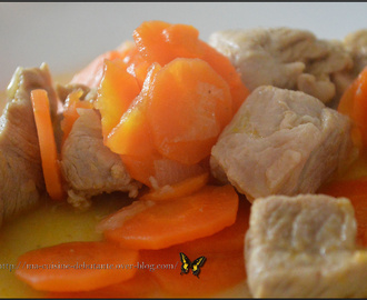 Mijoté de porc aux carottes