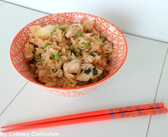 Riz façon asiatique au poulet (Chicken rice Asian way)