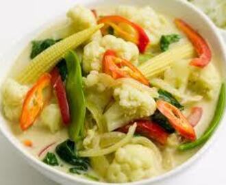 Thai style veg curry