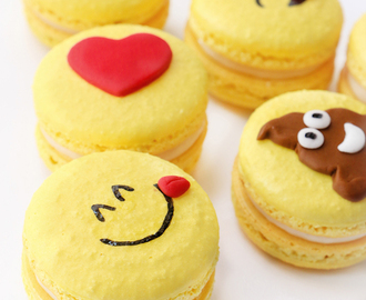 Emoji French Macarons de Limón