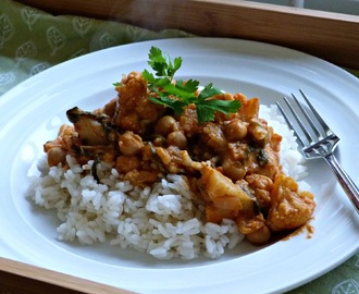 Recipe ~ Chickpea and vegetable curry