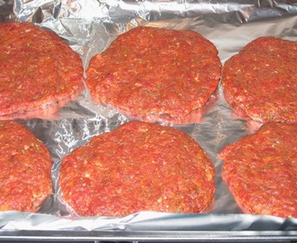 Home made Beef Burgers - recipe