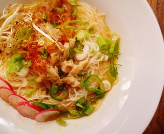 vietnamese chicken noodle soup (pho)