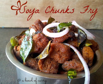 Spicy Soya Chunks Fry - Meal Maker Fry