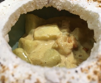 Sous la meringue, un curry aux fruits! Bataille Food #31.