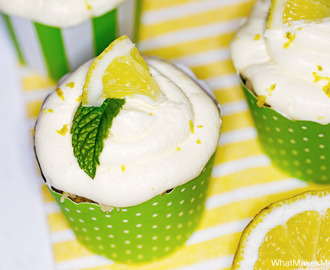 Zitronen-Frischkäse Cupcakes