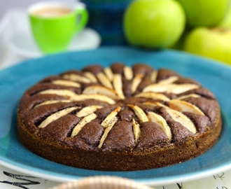 Äppelkaka med choklad – #browniestyle!