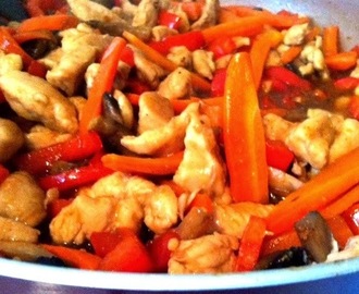Kurczak z warzywami po chińsku