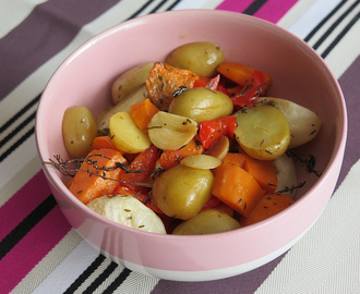 Légumes rôtis miel & huile d’olive