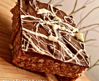 Reece’s Inspired Peanut Butter Chocolate Traybake