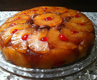 Pineapple Upside Down Cake – cooked in a seasoned iron skillet is Always in Style!