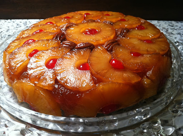 Pineapple Upside Down Cake – cooked in a seasoned iron skillet is Always in Style!