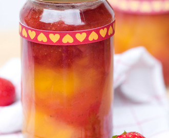 Erdbeer liebt Mango Marmelade – ganz ohne Zucker!