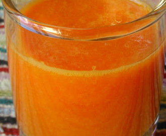Gazpacho de zanahoria, tomate y remolacha
