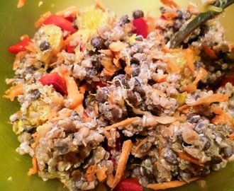 Linsen - Salat mit Quinoa