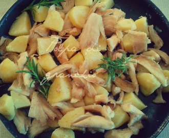 Vegan&vegetarian recipe// padellata di funghi e patate al forno