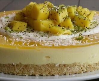 Oven broken? Want a cake? Time for the baking-free Mango Cheesecake!