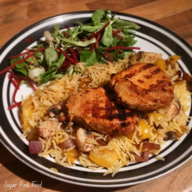 Slimming World Friendly Recipe:- Grilled Mexican Pork Medallions & Rice
