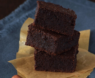 El brownie más jugoso se hace sin harina. Receta sin gluten