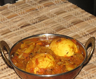 Dimer Jhol/Dalna with Panch Phoran – Bengali Style Egg Curry