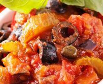 La caponata di melanzane, ricetta della tradizione siciliana