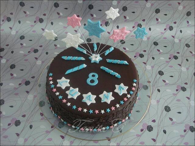 Torte für den 8. Geburtstag