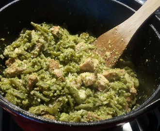Zwanger, paleo en recept voor broccolirijst met sperziebonen en kip
