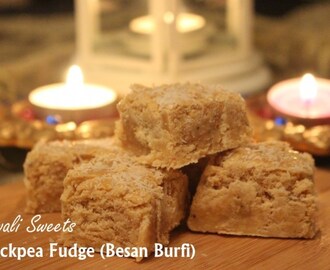 Chickpea Fudge ( Besan Burfi) Diwali Sweets