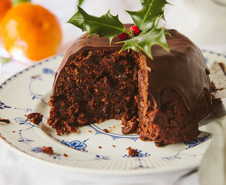 Chocolate Orange Christmas Pudding