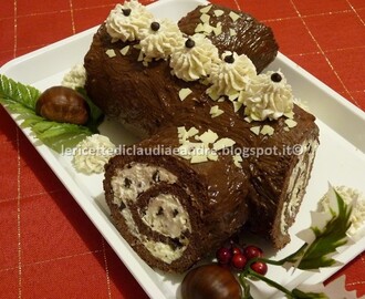 Tronchetto Di Natale Con Crema Di Marroni.Tronchetto Al Cioccolato Ricetta Da Mytaste
