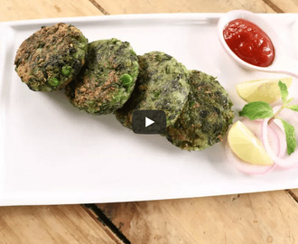 Cheesy Hara Bhara Kabab Recipe Video