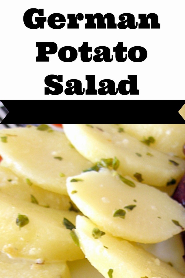 German Potato Salad - For red blooded Americans and our Canadian Neighbors
