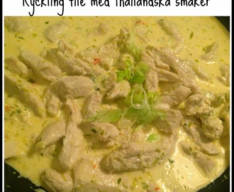 Kyckling filé med thailändska smaker