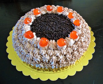 Παντεσπάνι Βανίλια και Στολισμός Τούρτας Greek Sponge Cake and Cake Decoration