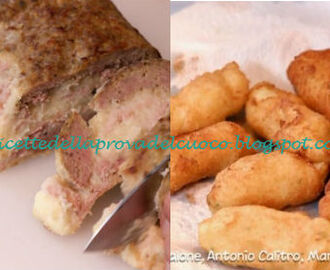 Polpettone di carne e crocchette ricetta Anna Moroni da Ricette all'Italiana