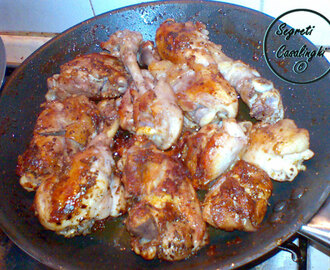 pollo marinato arrostito