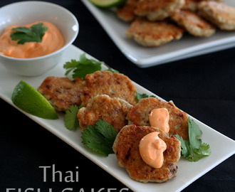 Thai Fish Cakes with Spicy Mayo – Low Carb and Gluten-Free