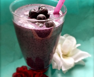 ❀ #HelloSpring! ❀ Blueberry Chia Blast Smoothie Recipe