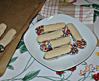 Italian Finger Sandwich Butter Cookies
