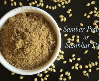 Sambar Powder | Sambhar Podi