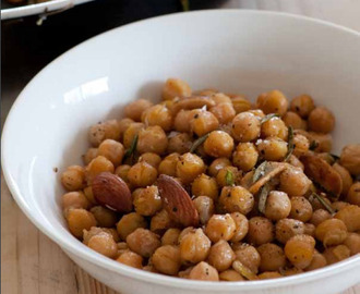 Warm Chickpea Salad With Rosemary And Garlic
