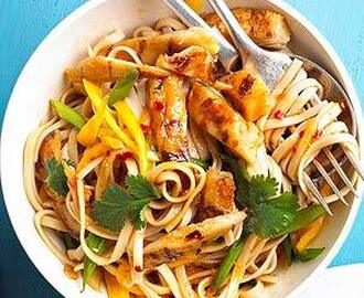 Sesame Chicken and Noodles
