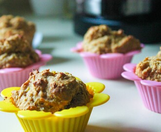 Low-Fat Peanut butter, Coconut, and Chia Seed Muffins-Gluten-Free Option Available!